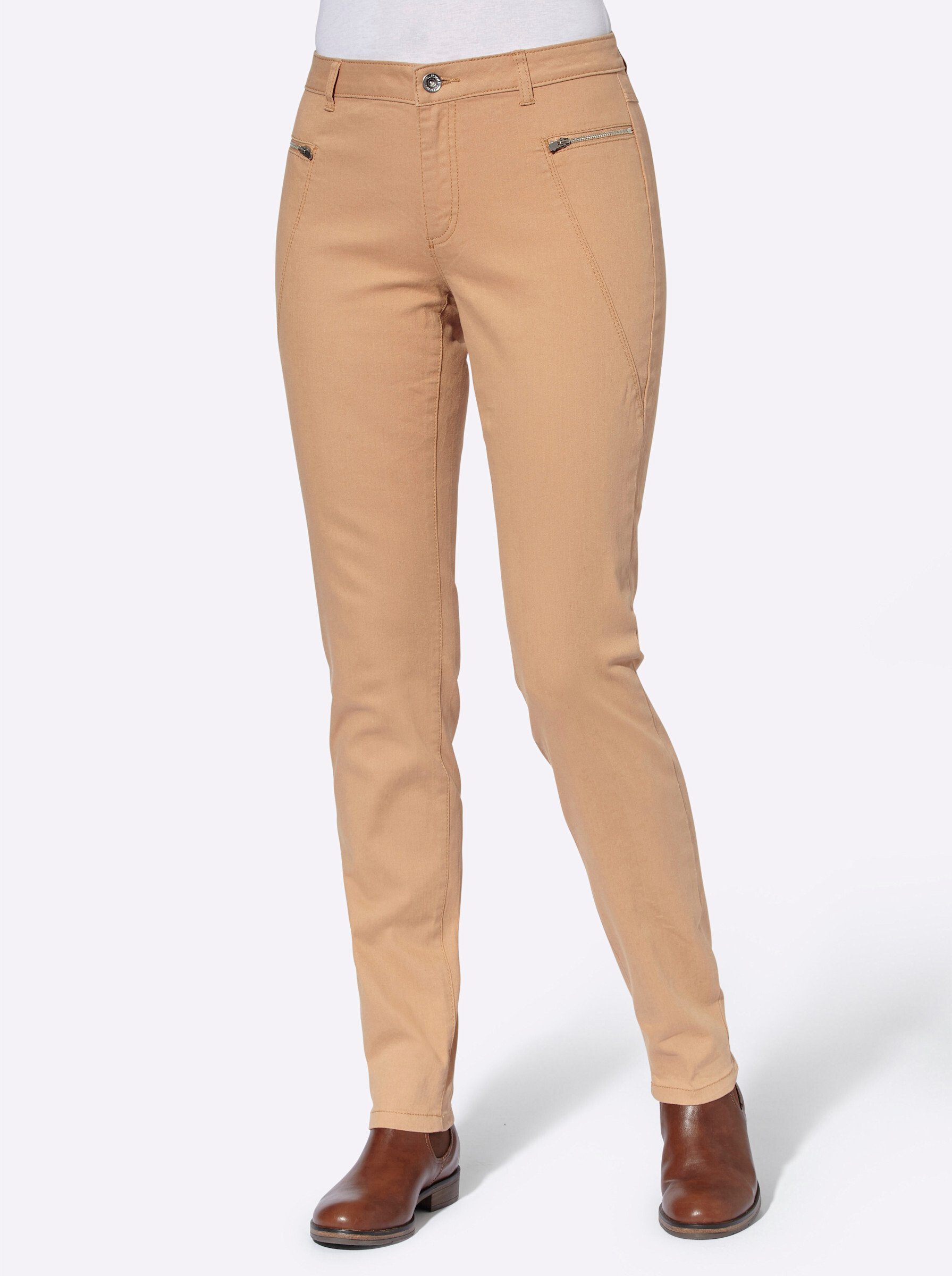 Bequeme Jeans Hose leicht vertieft