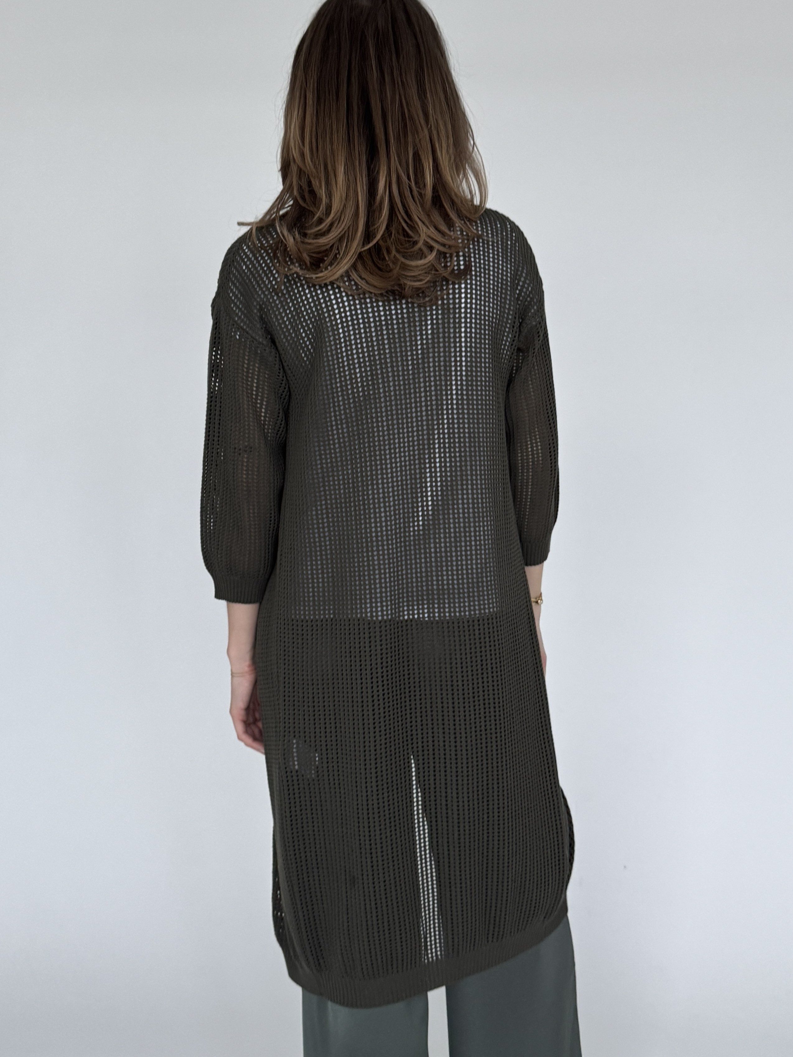 Zuckerwatte Ajourstrickjacke luftige Strickjacke in modischen günstig online kaufen