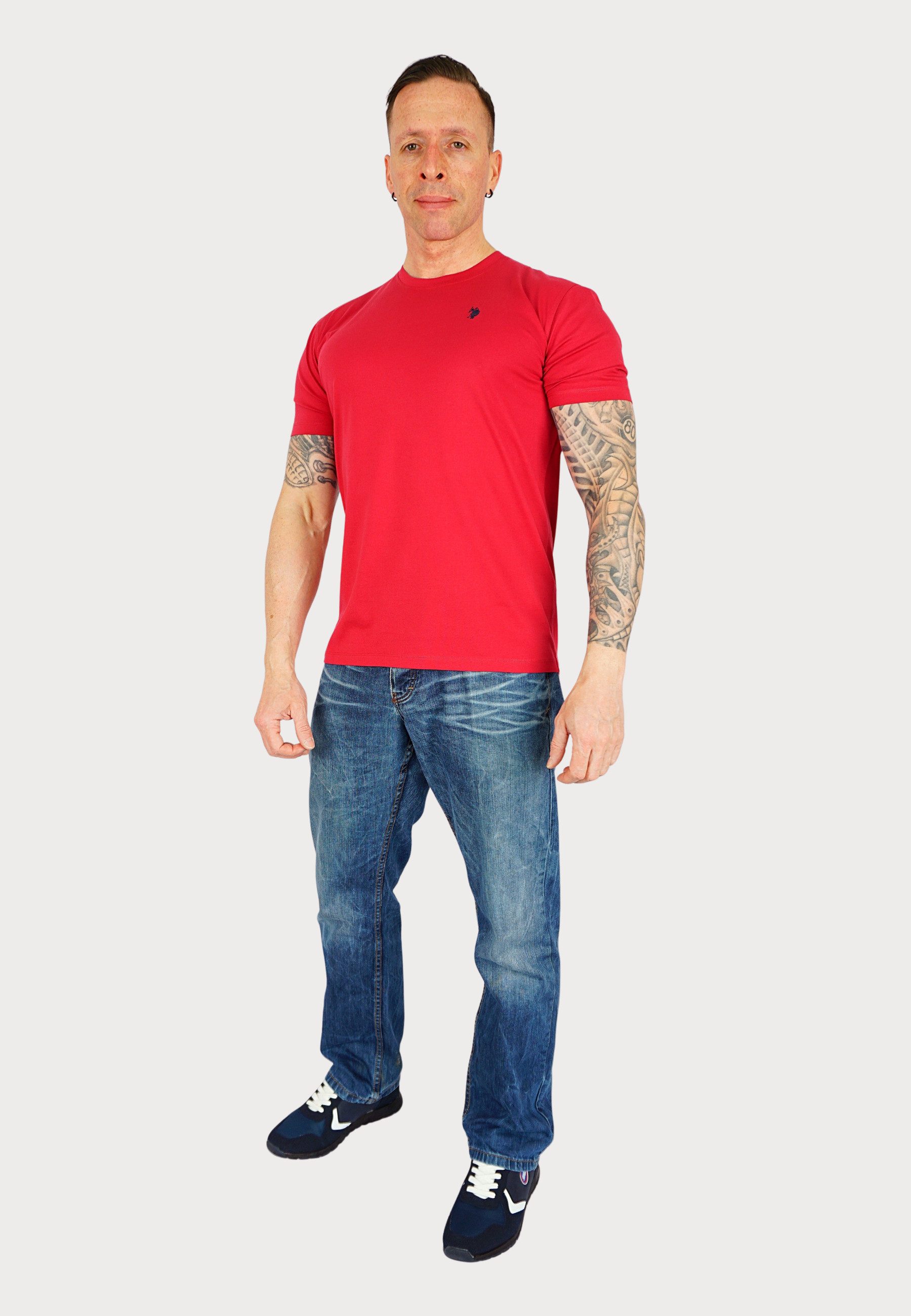 U.S. Polo Assn. T-Shirt T-Shirt 3 Pack Kurzarmshirt (3-tlg., 3) günstig online kaufen