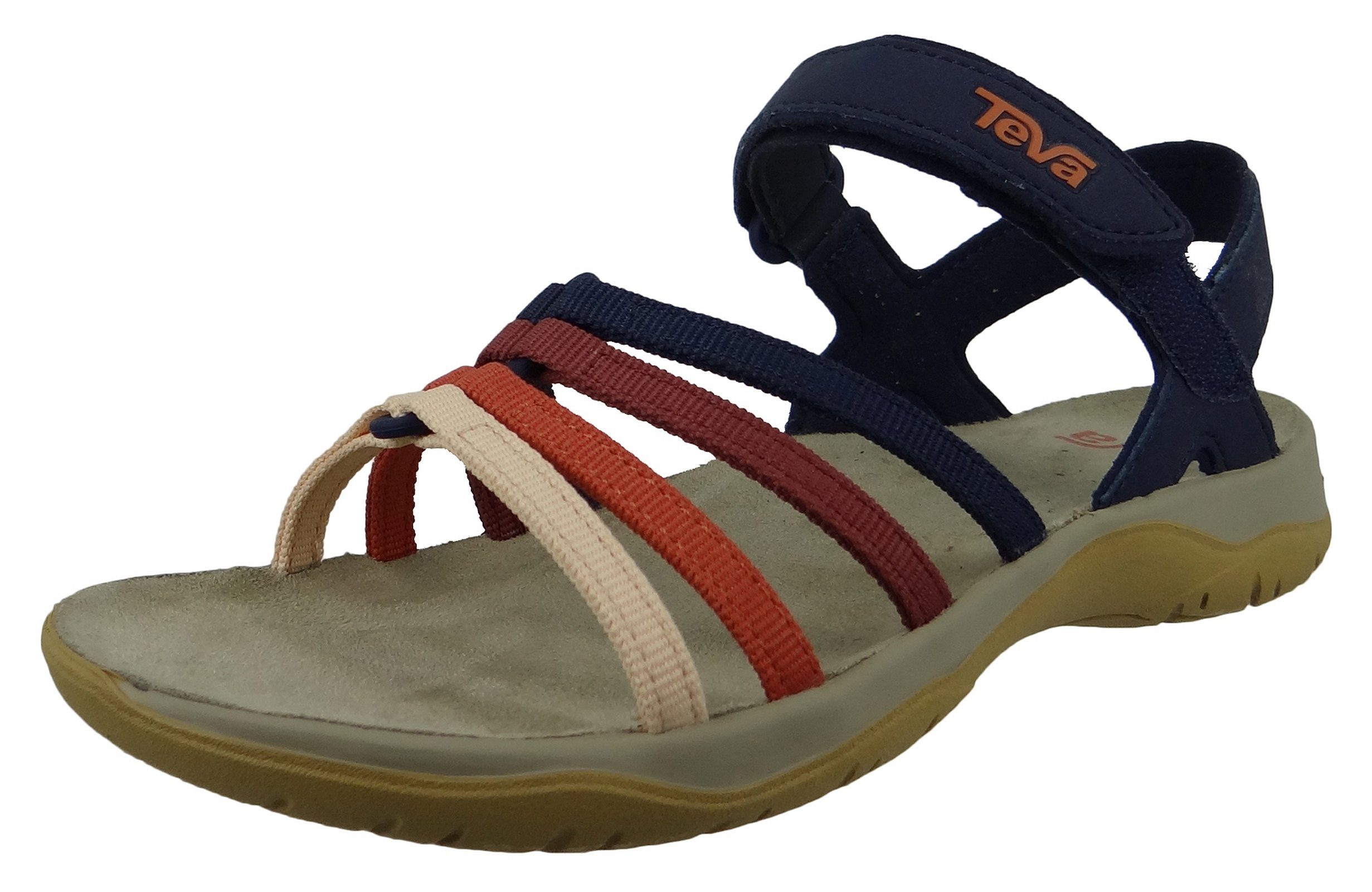 Teva uni Sandale (1-tlg), Laufsohle aus abriefestem Gummi und einem 1 cm  hohen flachen Absatz