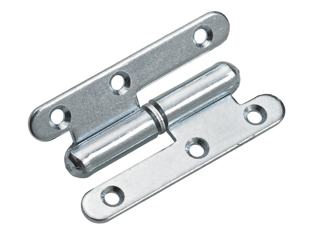 WC-Deckel-Scharnier Hettich Türband 45 x 80 mm rechts verzinkt - 1