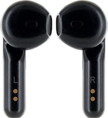Schwaiger KH21BTS 513 Bluetooth-Kopfhörer (Bluetooth, Ladecase mit integriertem Lautsprecher, Clip zum Aufhängen)