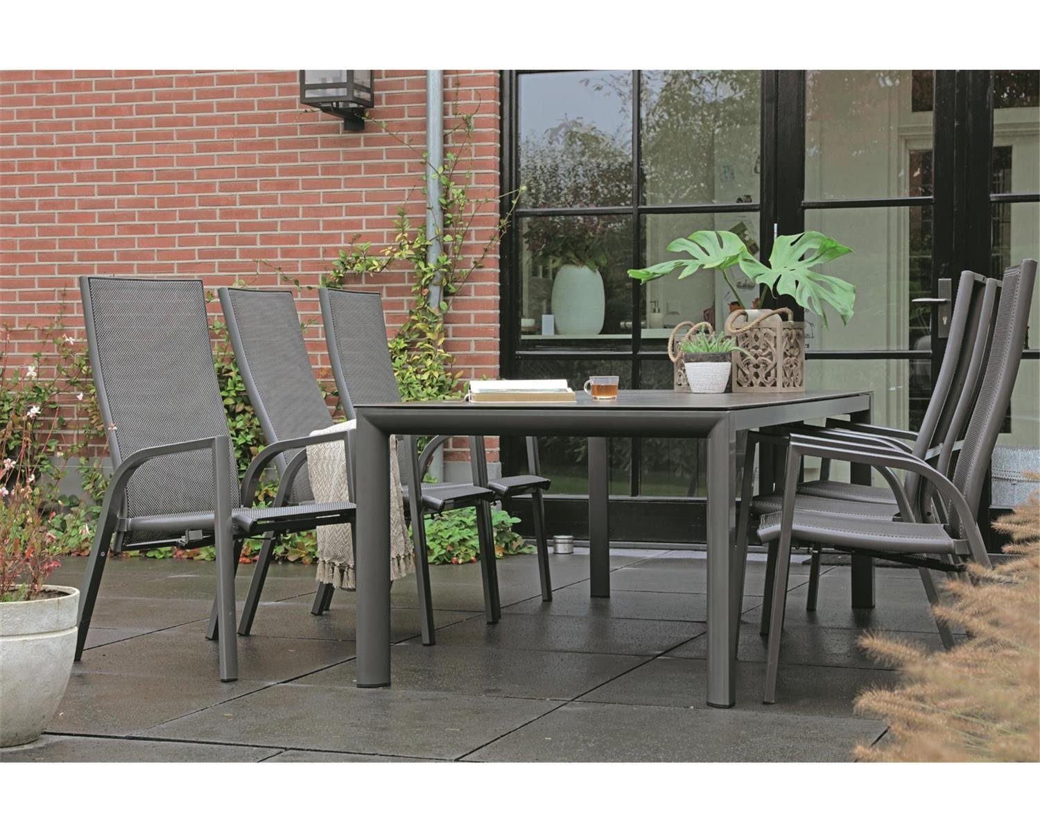 Living Negro" Gartentisch Lesli Diningtisch 160x90 Lesli Living "Mojito cm