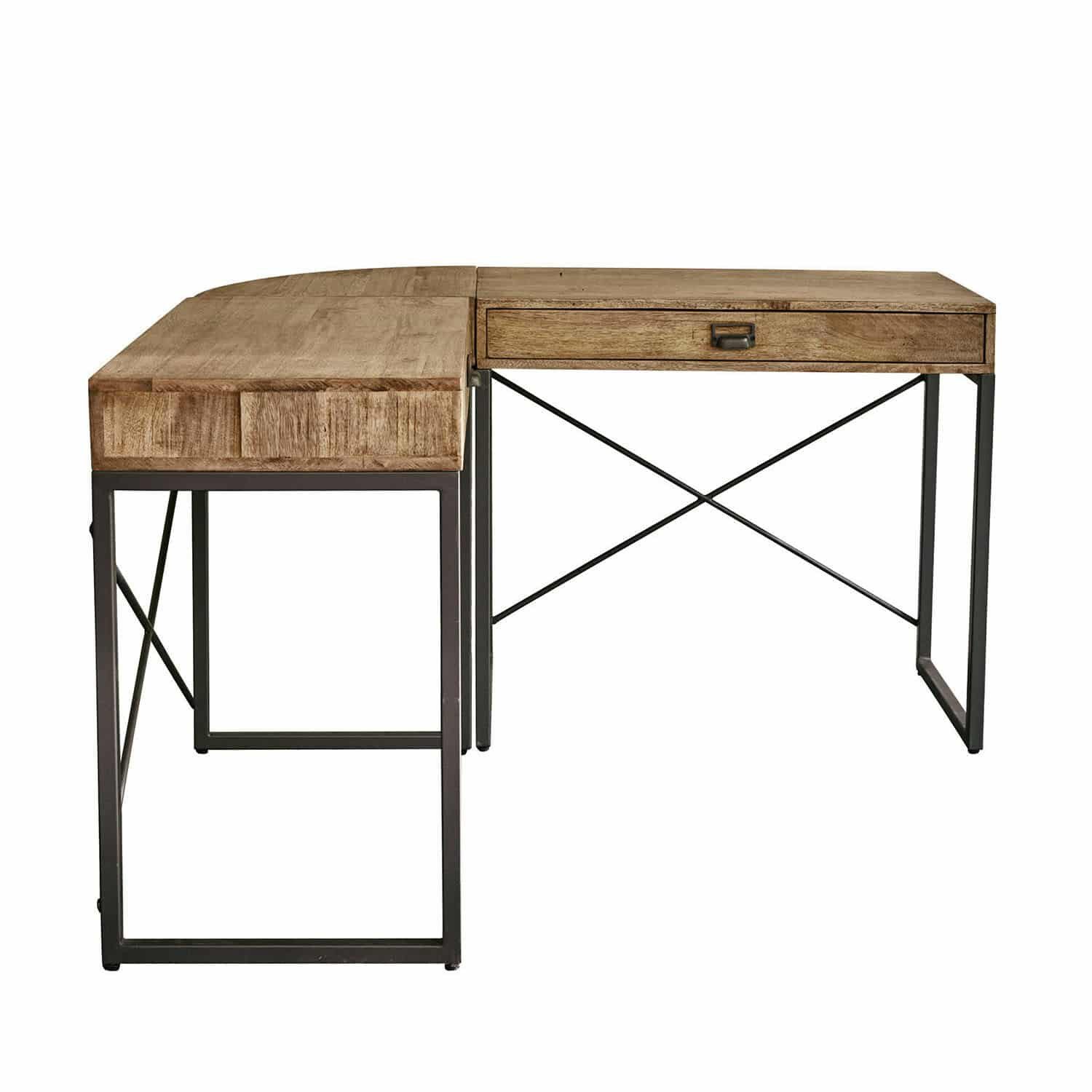 Mirabeau Schreibtisch Schreibtisch Lemuel antikbraun/schwarz