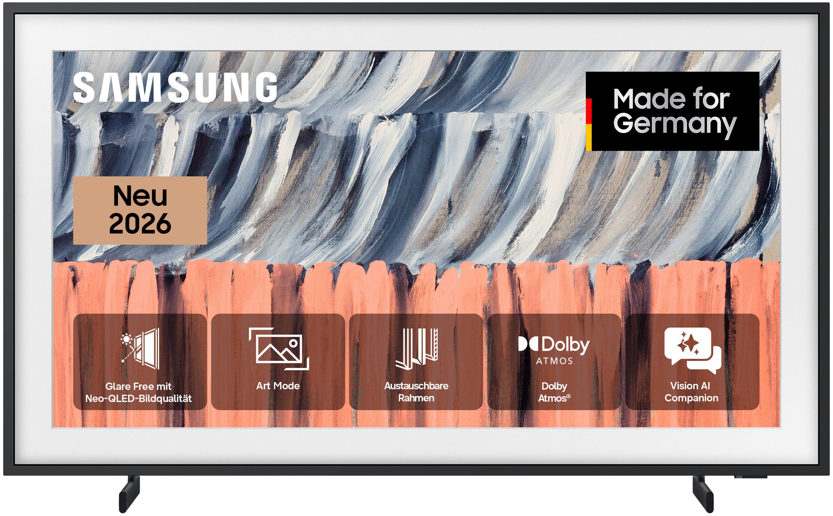 Samsung GQ43LS03HAU QLED-Fernseher (108 cm/43 Zoll, 4K Ultra HD, Smart-TV)