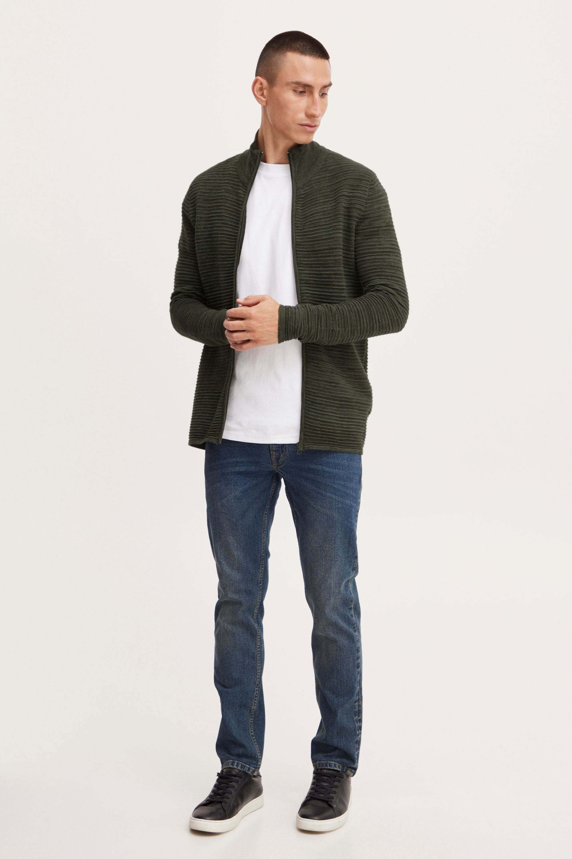 !Solid Strickjacke SDStruan Strickjacke mit Stehkragen