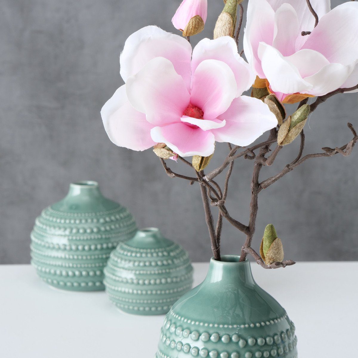 Vase, Tischvase BOLTZE Keramik 3-teilig Meruna Blumenvase 11,50