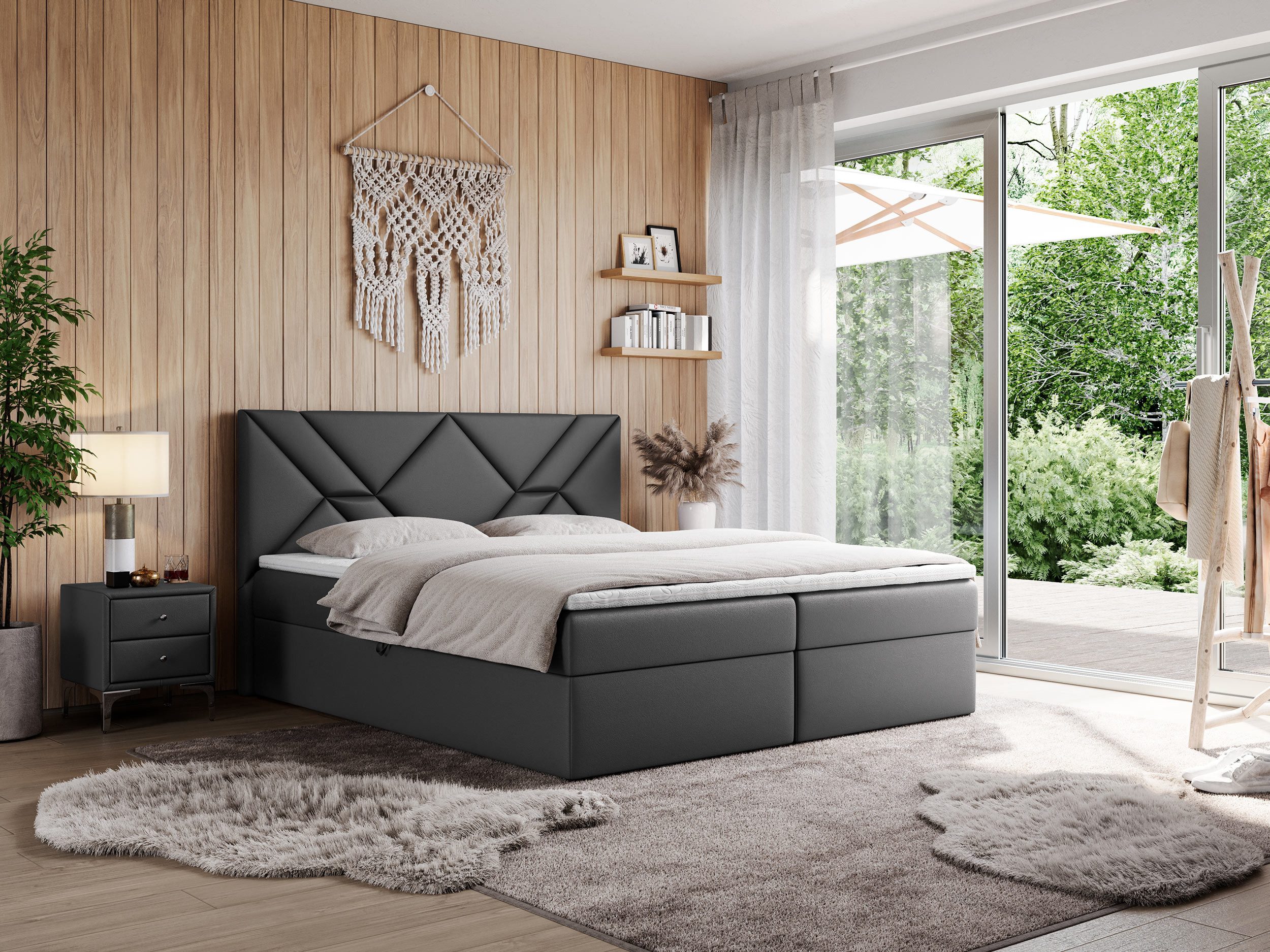 MKS MÖBEL Boxspringbett NEOMI (Set, Packung, günstig online kaufen