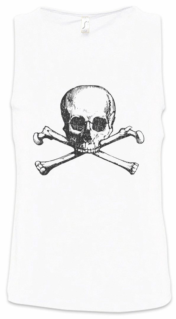 Tanktop Skull & Crossbones II Ärmelloses T-Shirt Jolly Pirate Skull Skulls