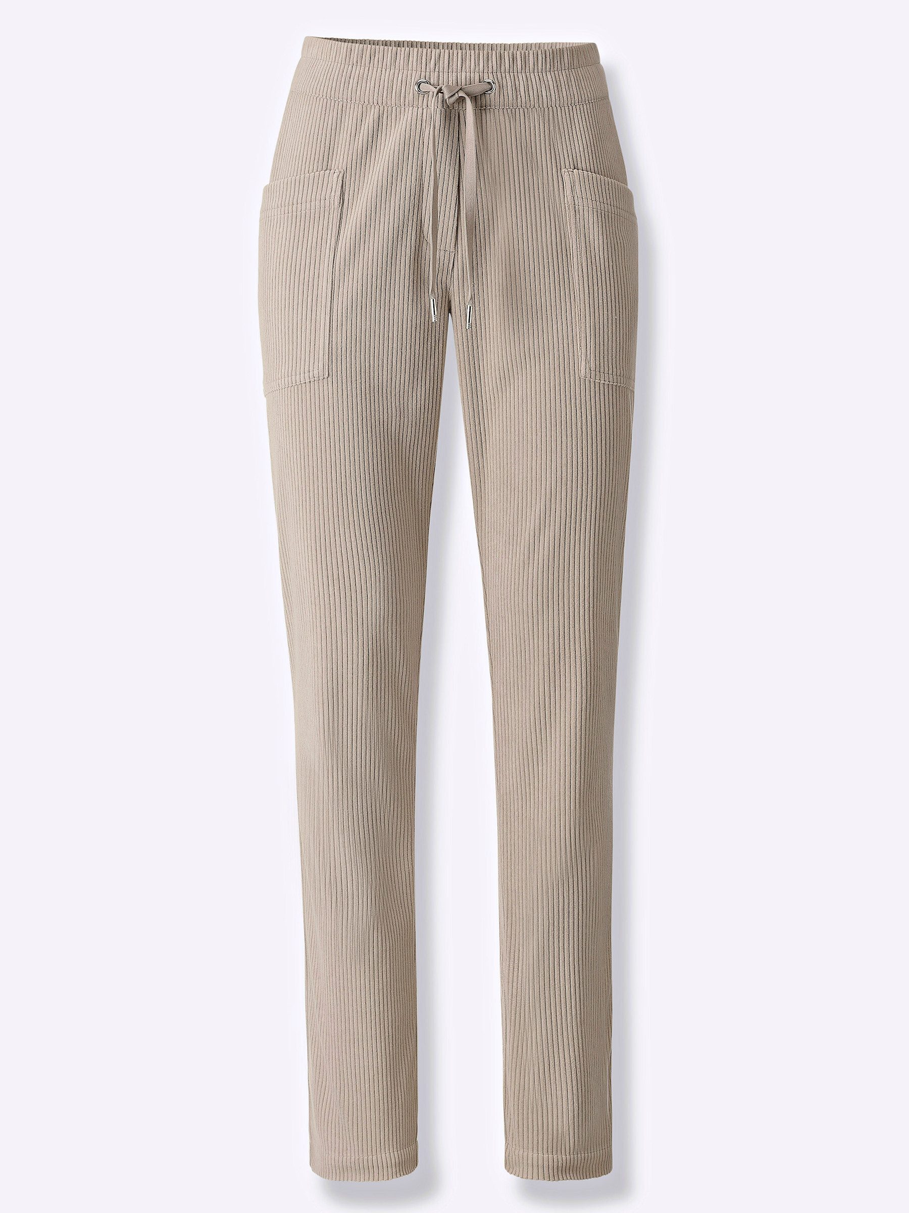 Jerseyhose Feincord-Hose komfortabel