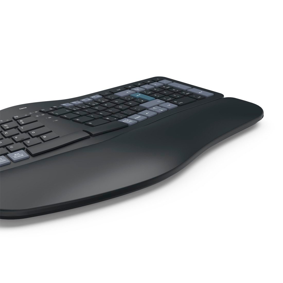 Hama Ergonomische Tastatur (kabellos, Multi Device, 2x Bluetooth, 1x Funk) ergonomische Tastatur