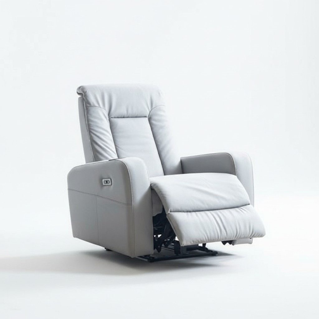 JVmoebel Relaxsessel Exklusiver weißer Sessel aus Textil für modernes Wohnen (1-St., Sessel), Made in Europa