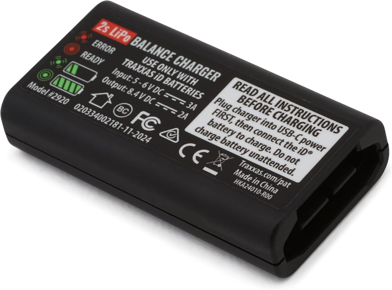 Traxxas Spielzeug-Auto Traxxas 2S LIPO Ladegerät USB-C, (1-tlg)