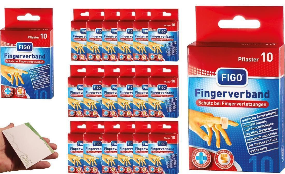 varivendo Wundpflaster Fingerverband Pflaster elastisch 200 Stück 12x2cm (Stück, 200 St., Fingerpflaster), pflaster wundpflaster pflasterverband verband Fingerverband hydrocollo