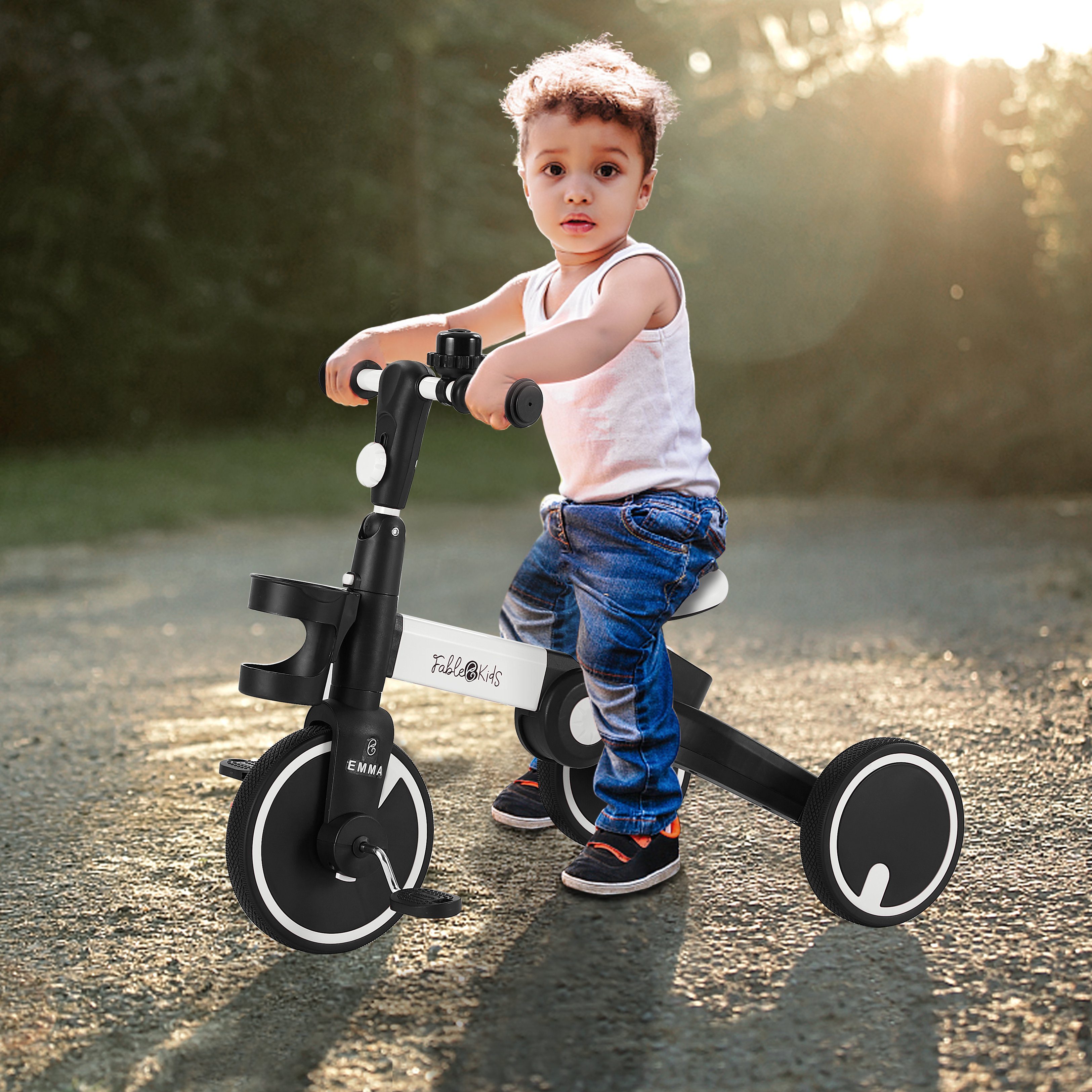 FableKids Dreirad EMMA 7in1 Kinderdreirad Laufrad Lernrad Kinder Fahrrad, a günstig online kaufen