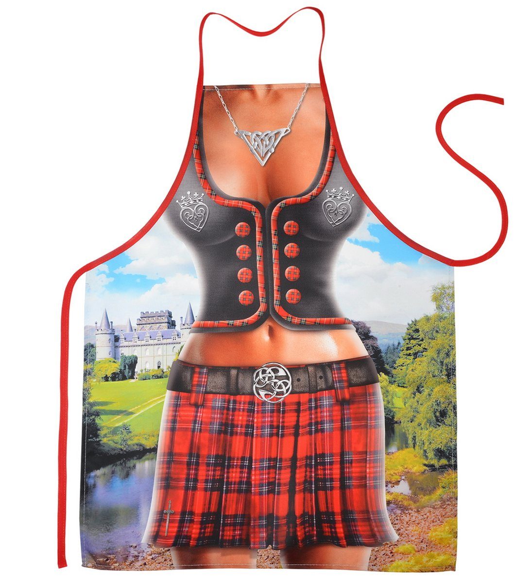 ITATI Kochschürze Scottish Woman, Hergestellt in Italien