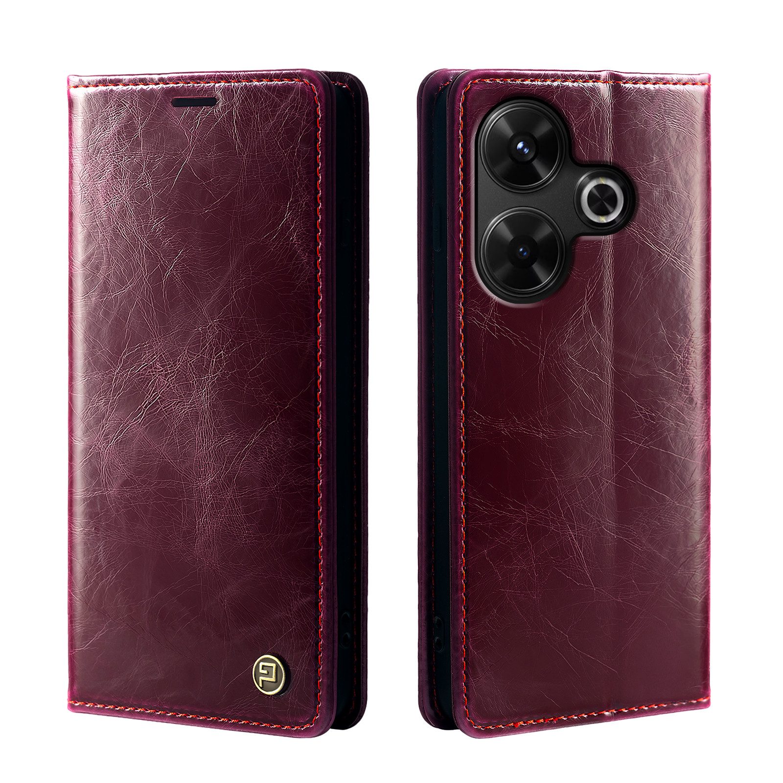 Tec-Expert Handyhülle Tasche Hülle für Xiaomi Redmi 13 6.79 Zoll, 6.79, Cover Klapphülle Case mit Kartenfach RFID Schutz aufstellbar
