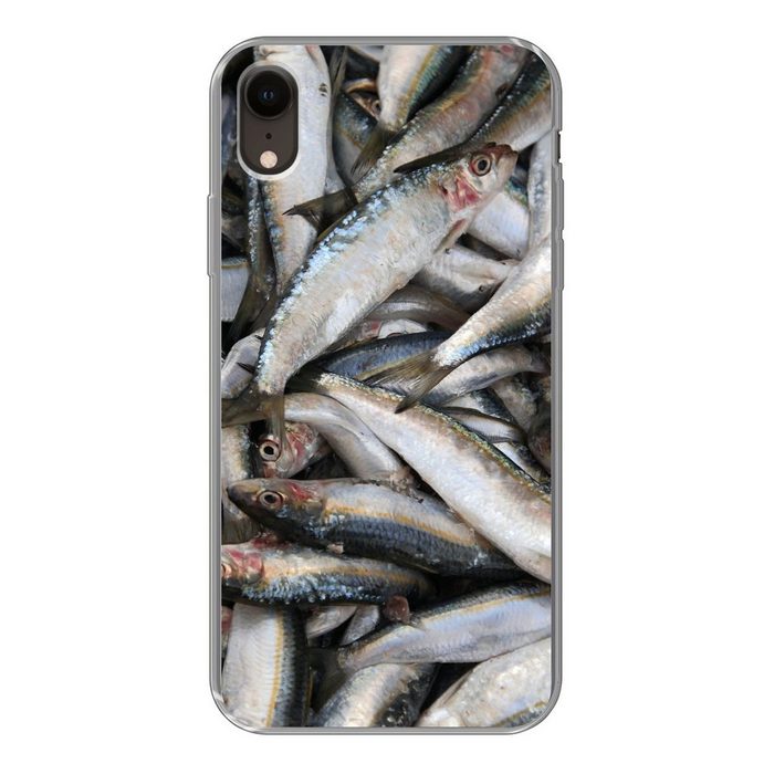 MuchoWow Handyhülle Stapel von Fisch im Libanon Handyhülle Apple iPhone XR Smartphone-Bumper Print Handy