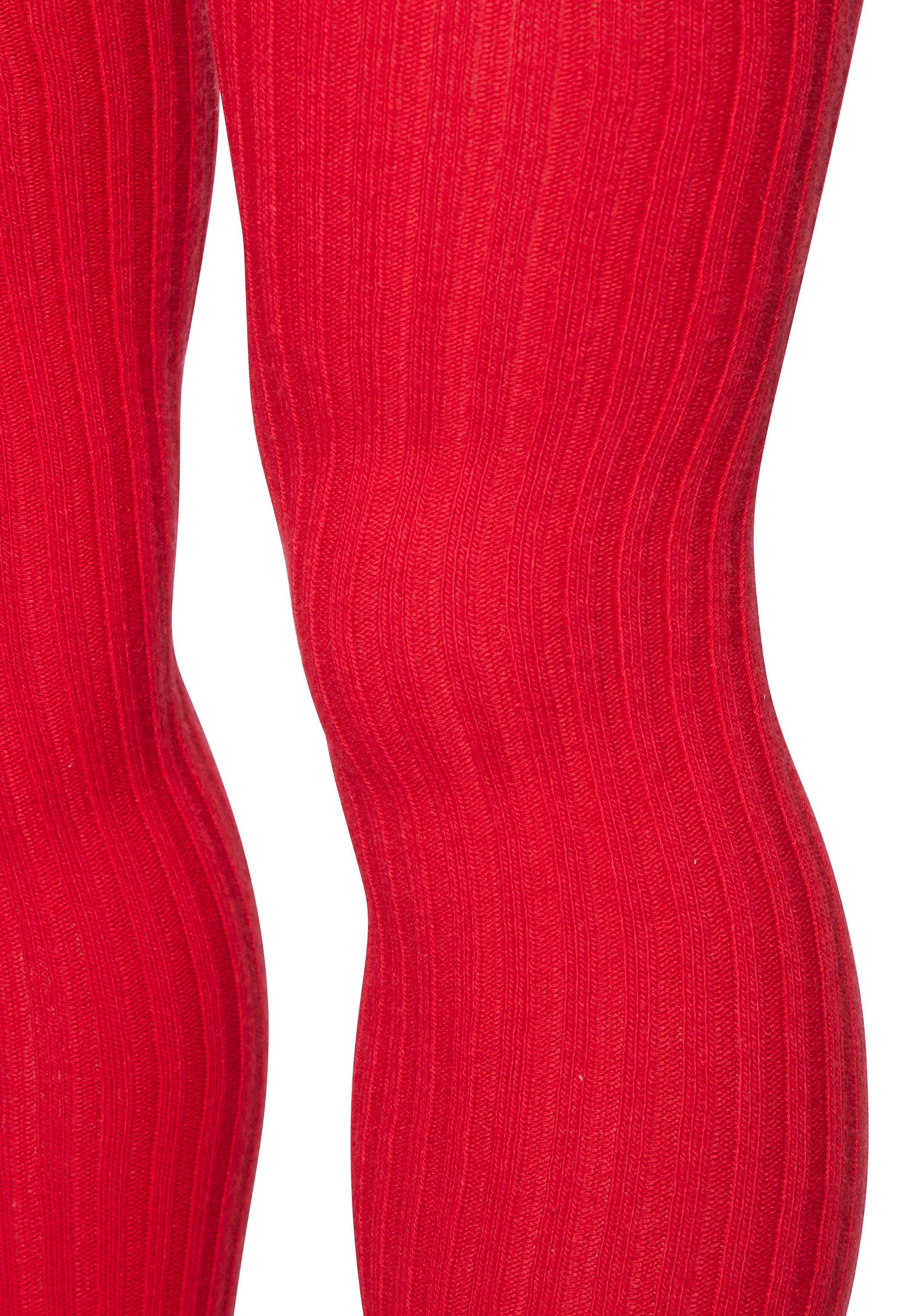 H.I.S Strickstrumpfhose (1 St) mit Rippstruktur