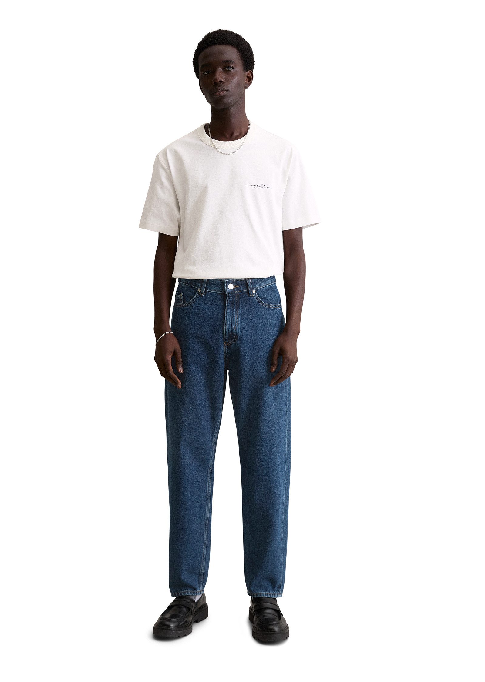 Marc O'Polo DENIM Tapered-fit-Jeans aus reiner Bio-Baumwolle