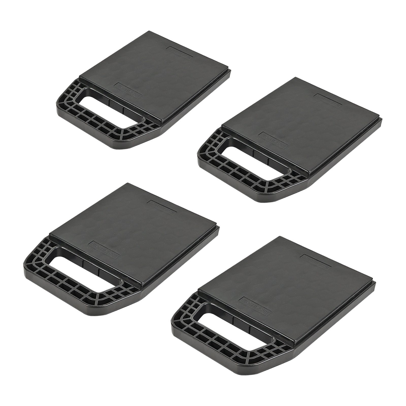 Wamovo Ausdrehstützen 4x Stützplatten stapelbar 22x17cm Wohnwagen Stütze