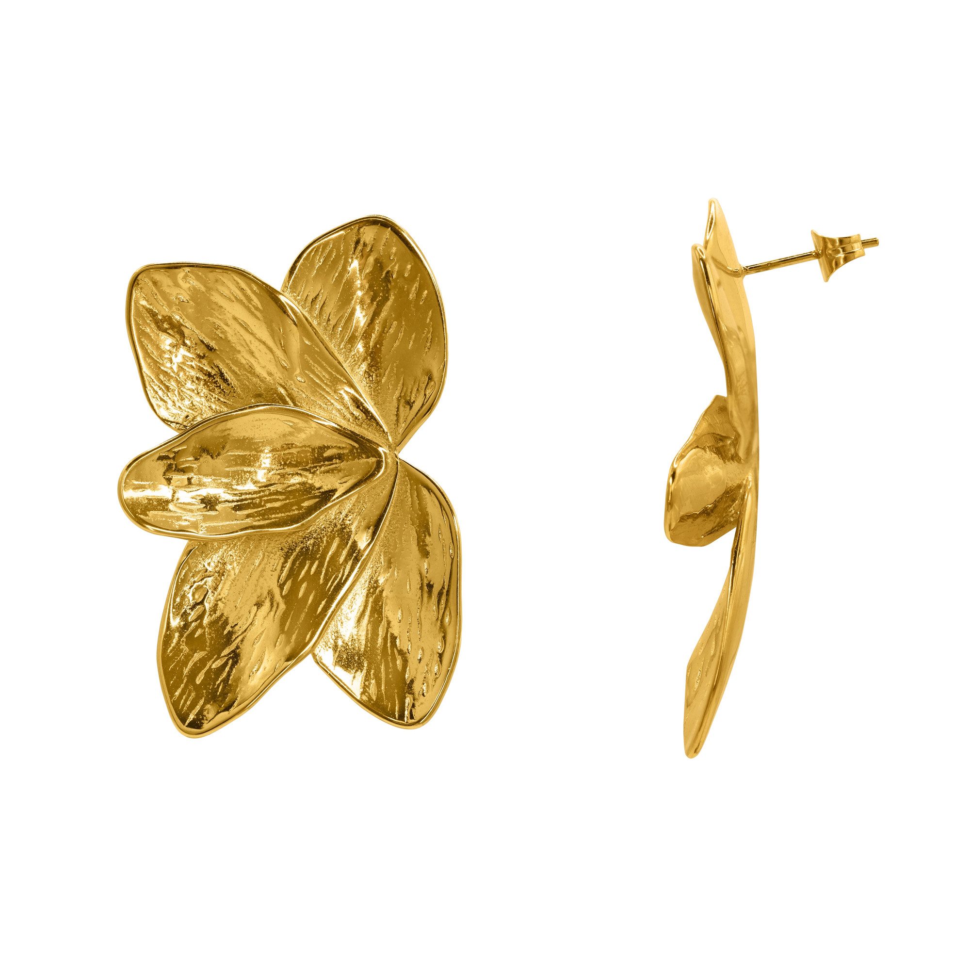 Heideman Paar Серьги-гвоздики Silva goldfarben (Ohrringe, inkl. Geschenkverpackung), Серьги ohne Anhänger