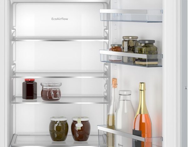 NEFF Einbaukühlschrank N 50 KI2422FE0, 122,1 cm hoch, 54,1 cm breit, Fresh Safe: Schublade für flexible Lagerung von Obst & Gemüse