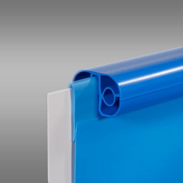 BWT Poolinnenhülle, 0.6 mm Stärke, für oval, Folie oval 0,6mm blau 3,60x7,37x1,35 m