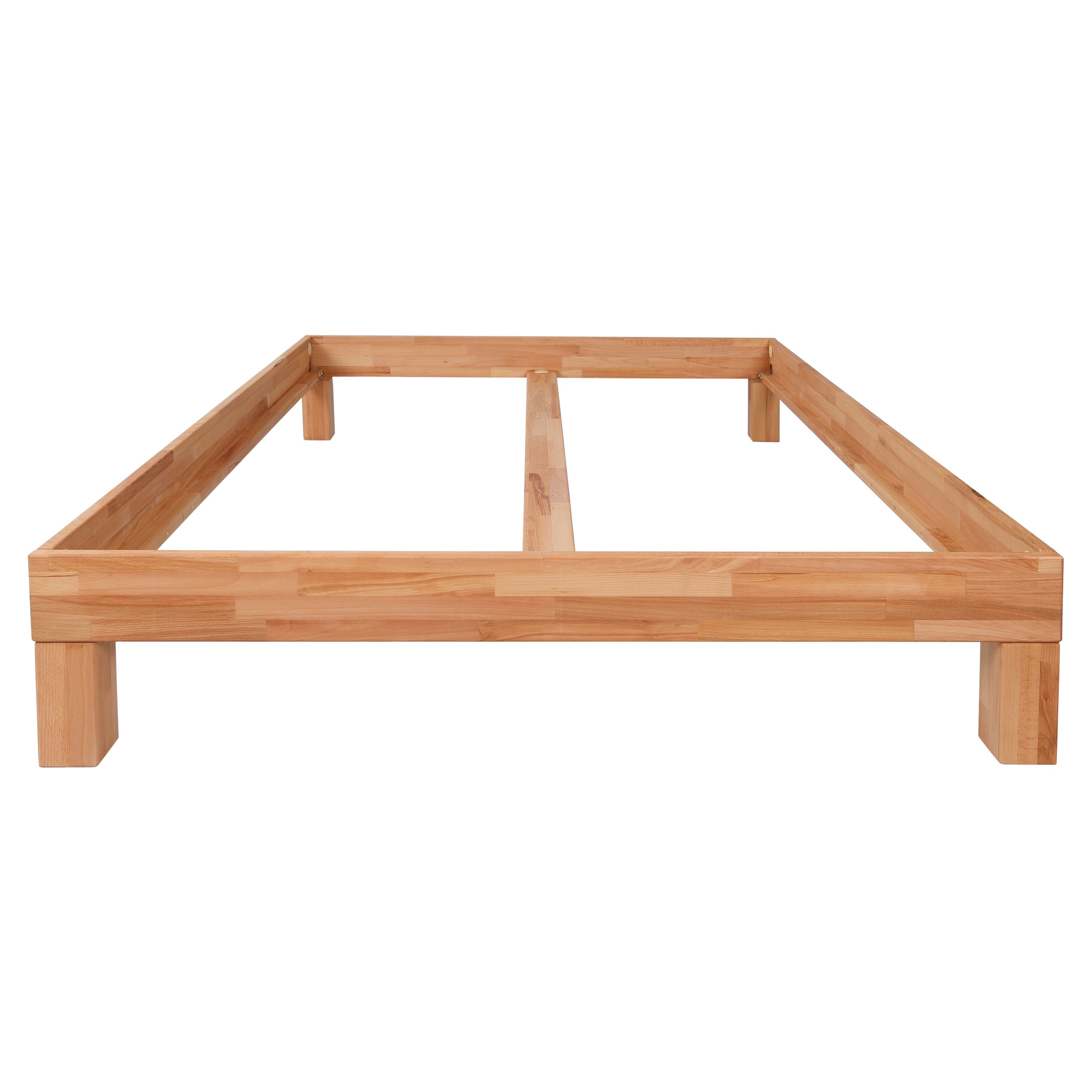 Krok Wood Massivholzbett Jana in Buche