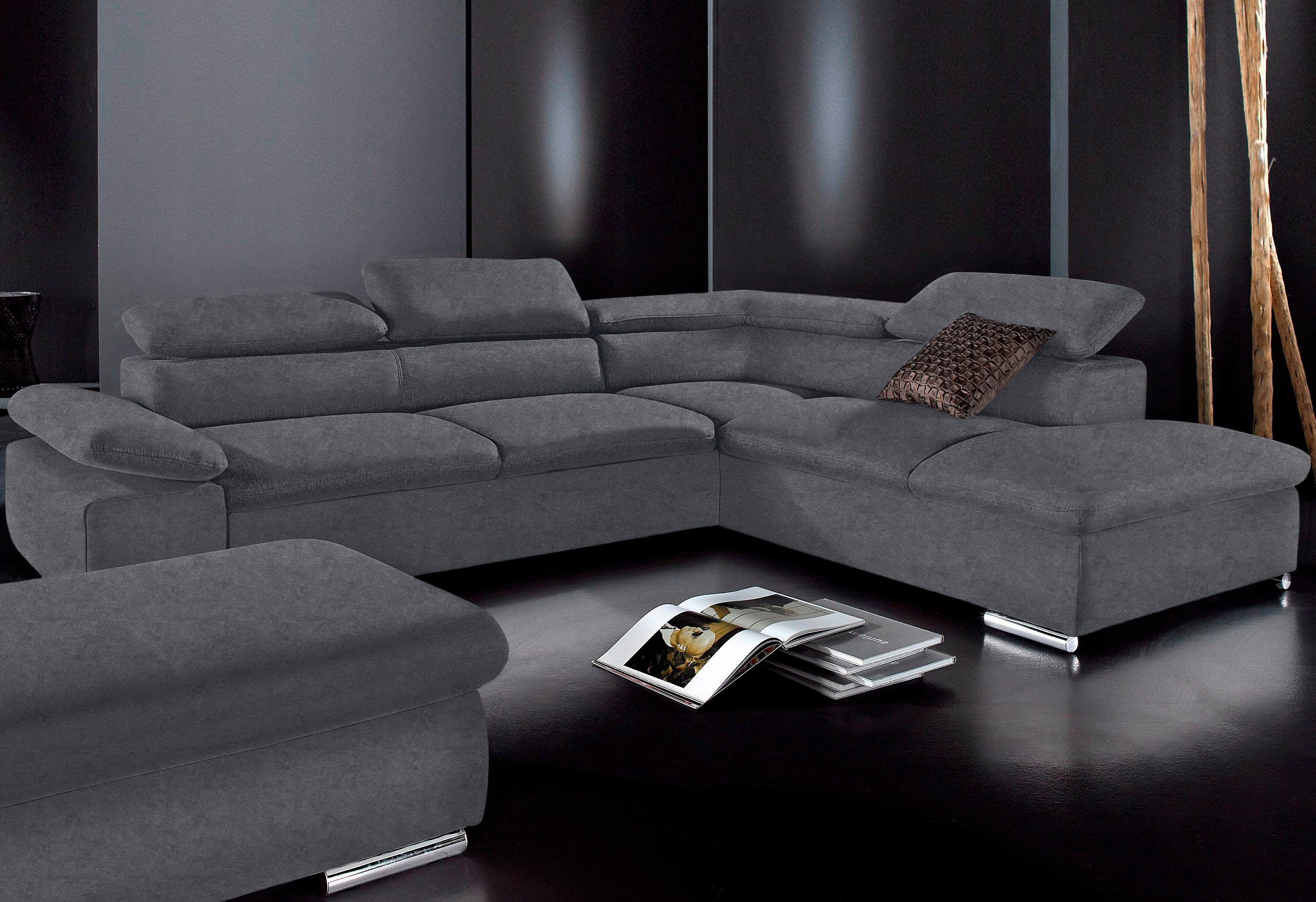 sit&more Ecksofa Alcudia L-Form, wahlweise mit Bettfunktion