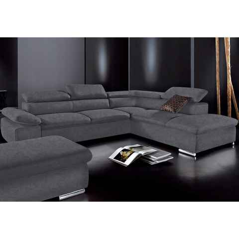 sit&more Ecksofa Alcudia L-Form, wahlweise mit Bettfunktion