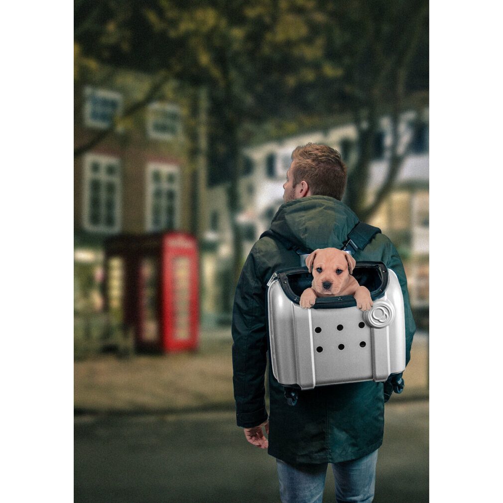 Holland Animal Care Handtasche Compaws Trolley London 40 cm Grau