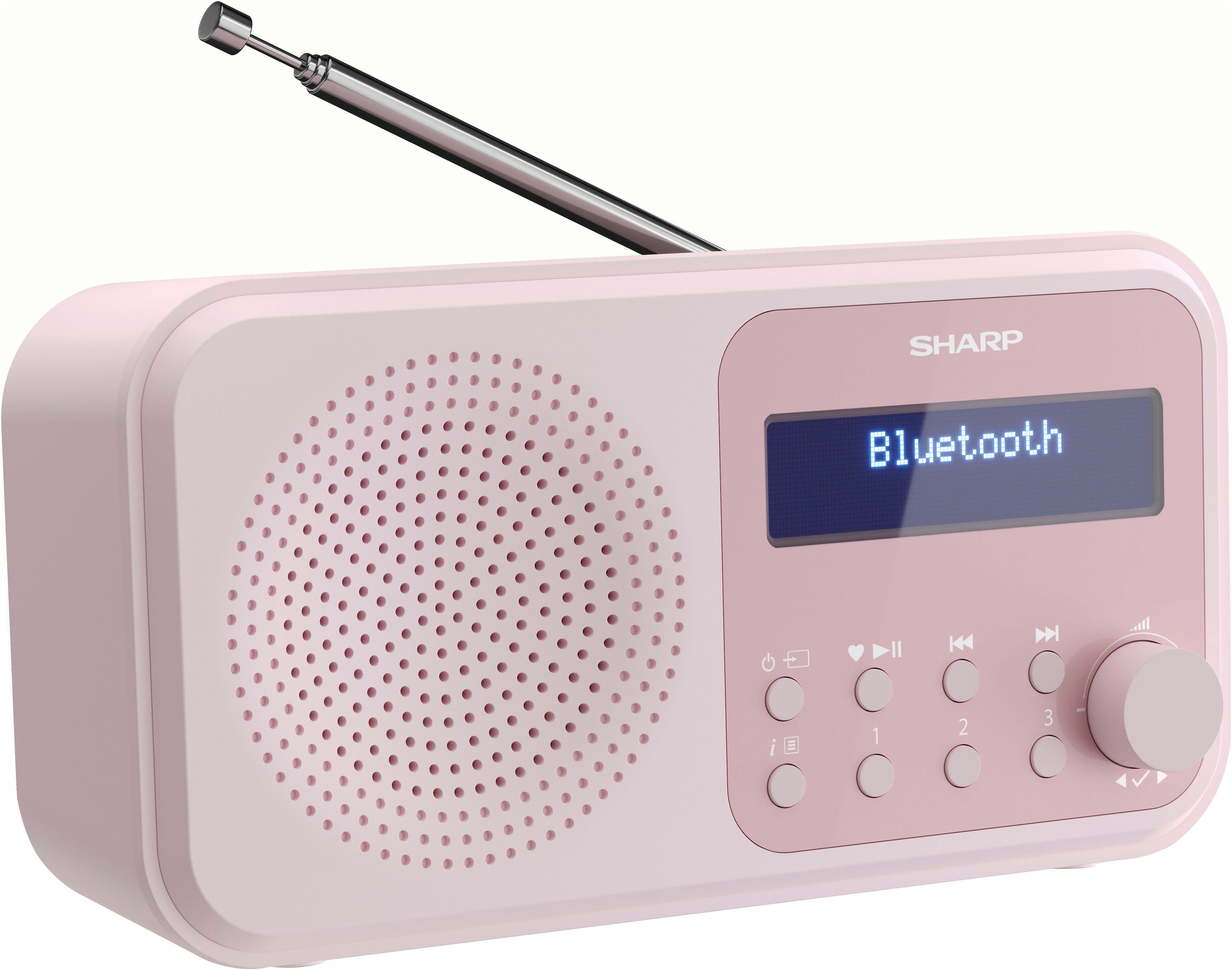 Sharp DR-P420 Radio (Digitalradio (DAB), FM-Tuner mit RDS, 2 W)