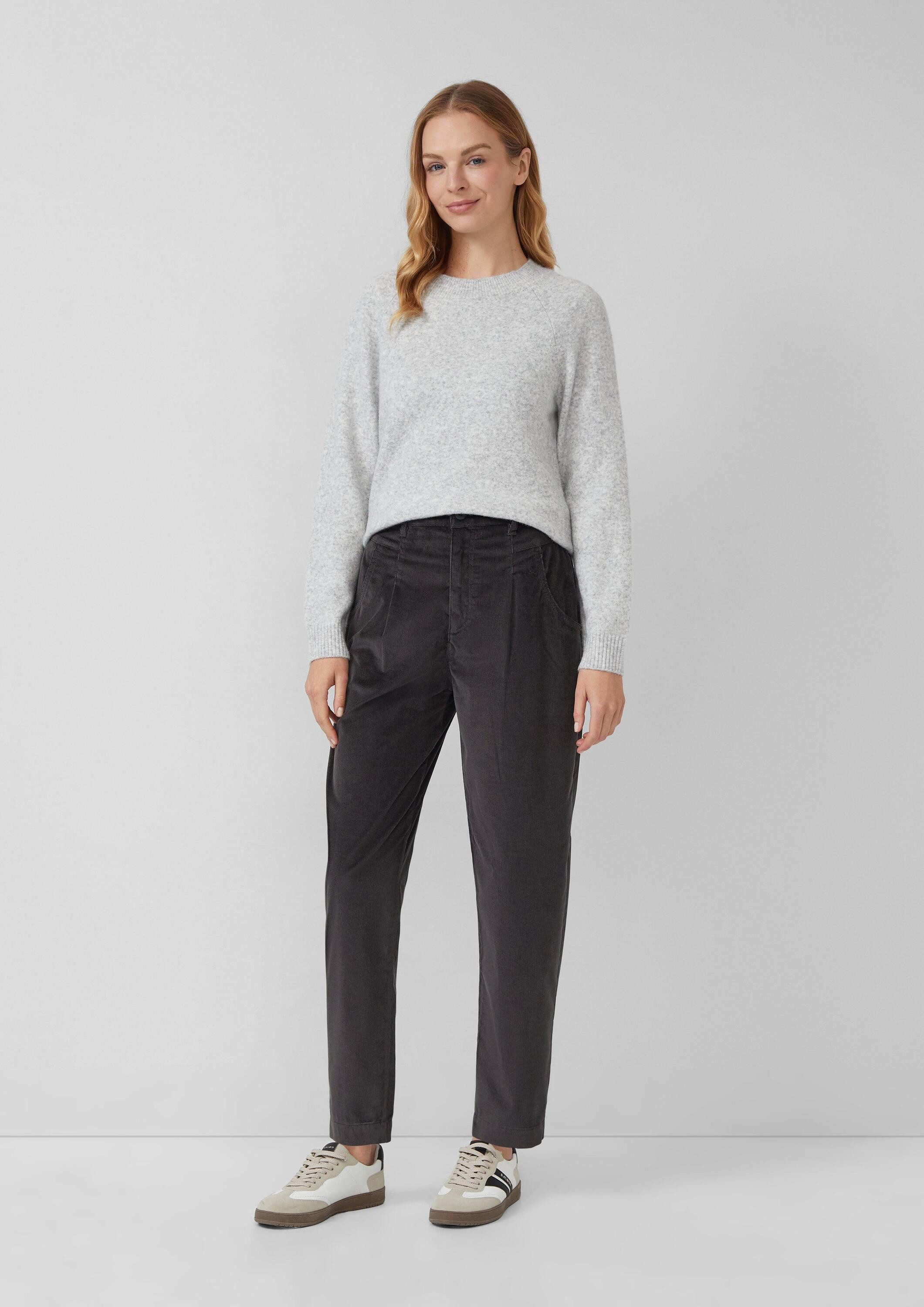 s.Oliver 7/8-Hose Hose Barrel Leg Feincordhose günstig online kaufen