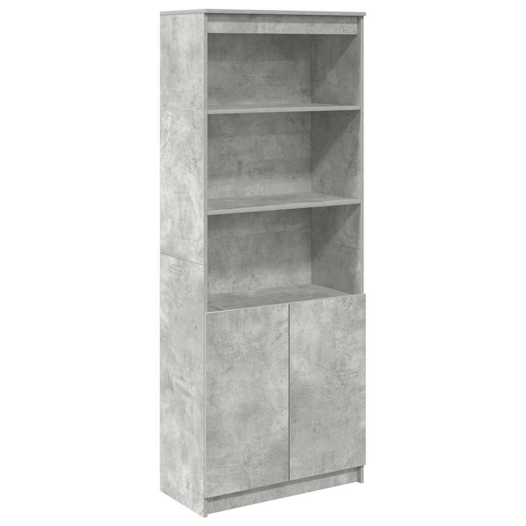 vidaXL Highboard Highboard Betongrau 70x35x180 cm günstig online kaufen