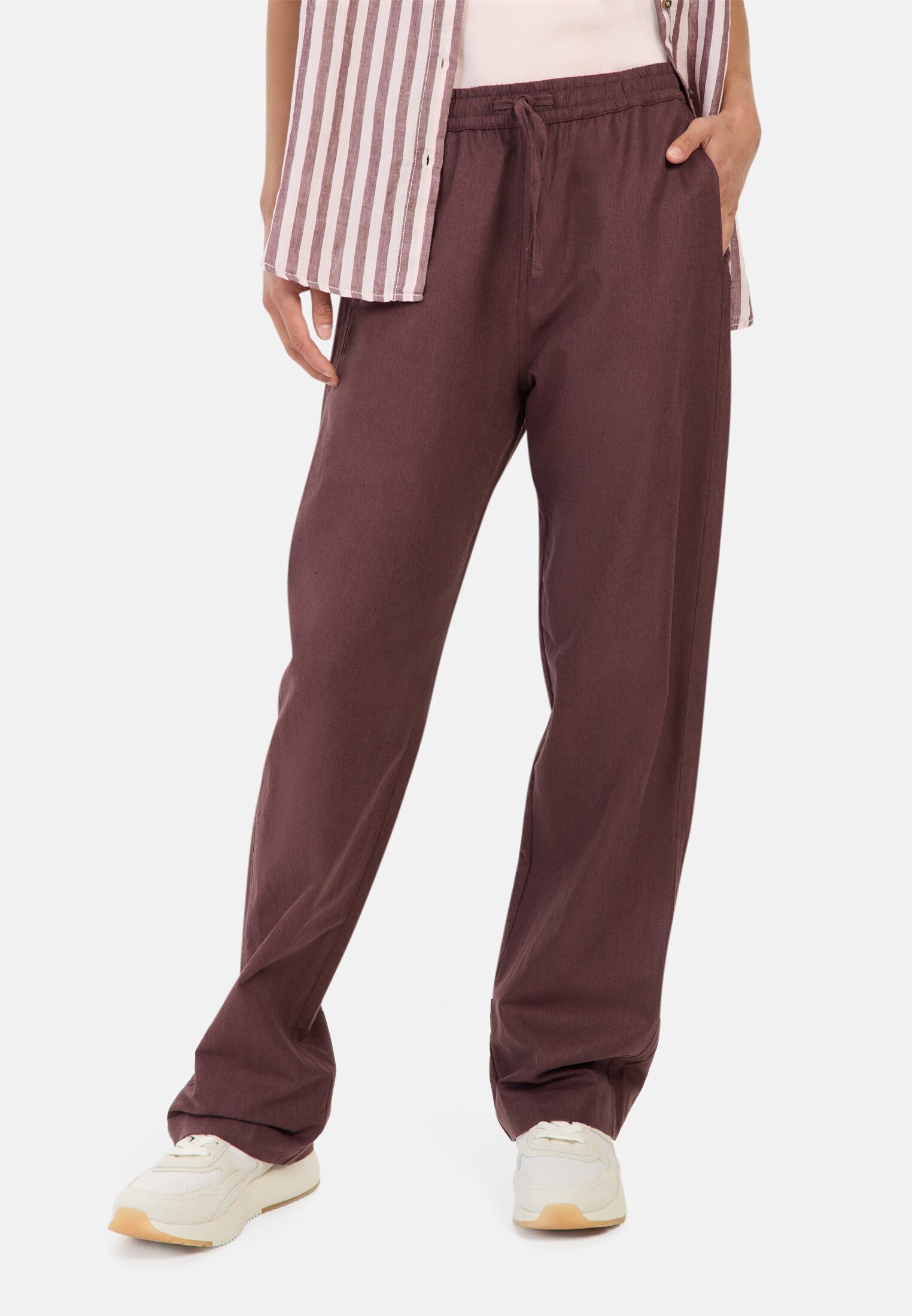 camel active Leinenhose aus einem Leinenmix