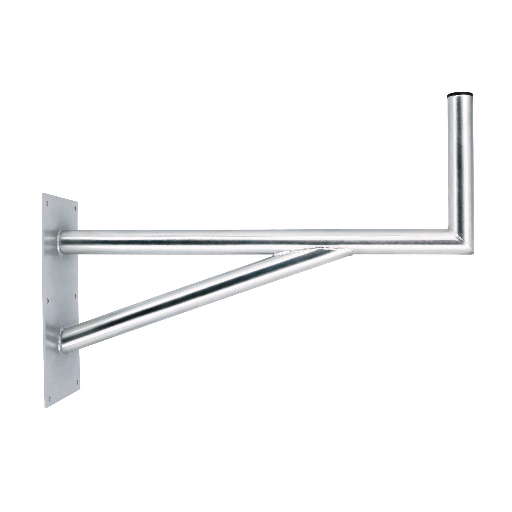 PremiumX SAT-Halterung 80cm Wandhalter Stahl verzinkt SAT Wand Halterung mit Stützelement