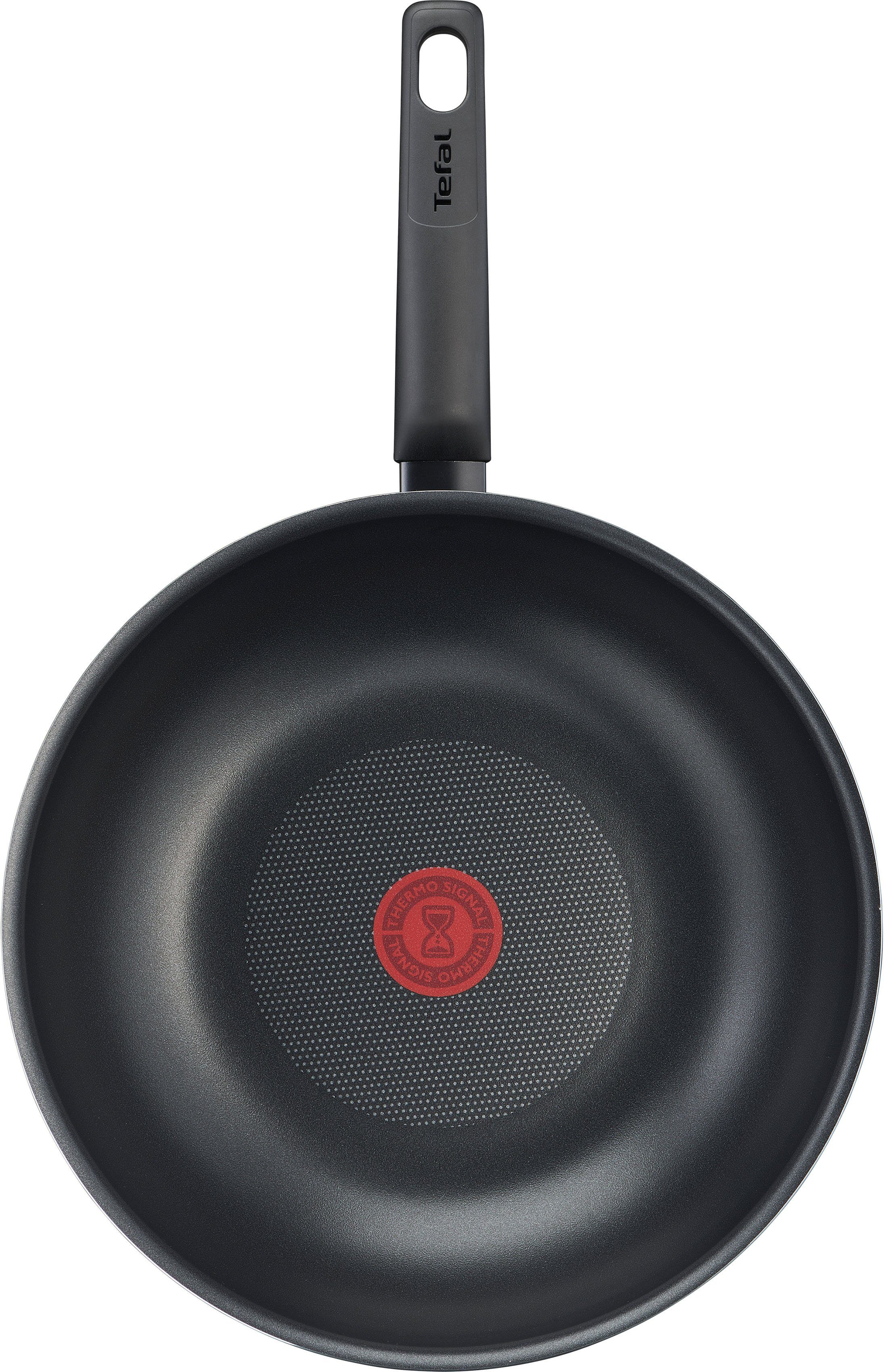 Aluminium Clean, Antihaft, alle B55519 Tefal (1-tlg), & Aluminium, außer Induktion Wok Thermo-Signal, Easy Herdarten Cook