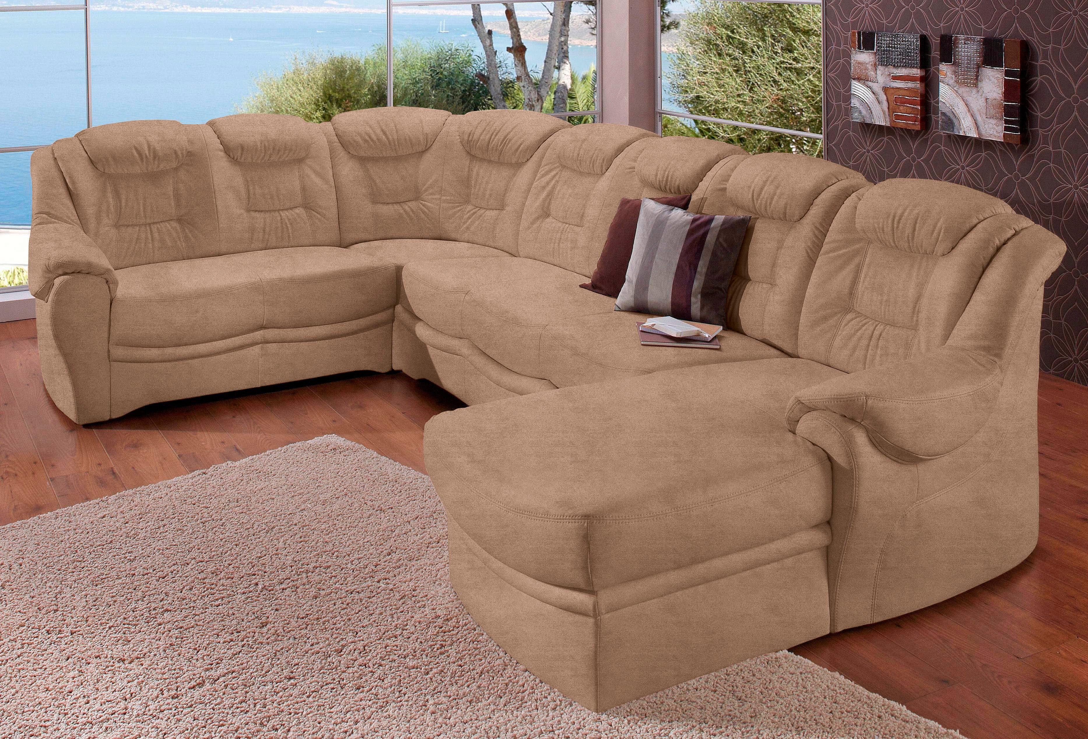 sit&more Wohnlandschaft Bellevue U-Form, wahlweise mit Bettfunktion