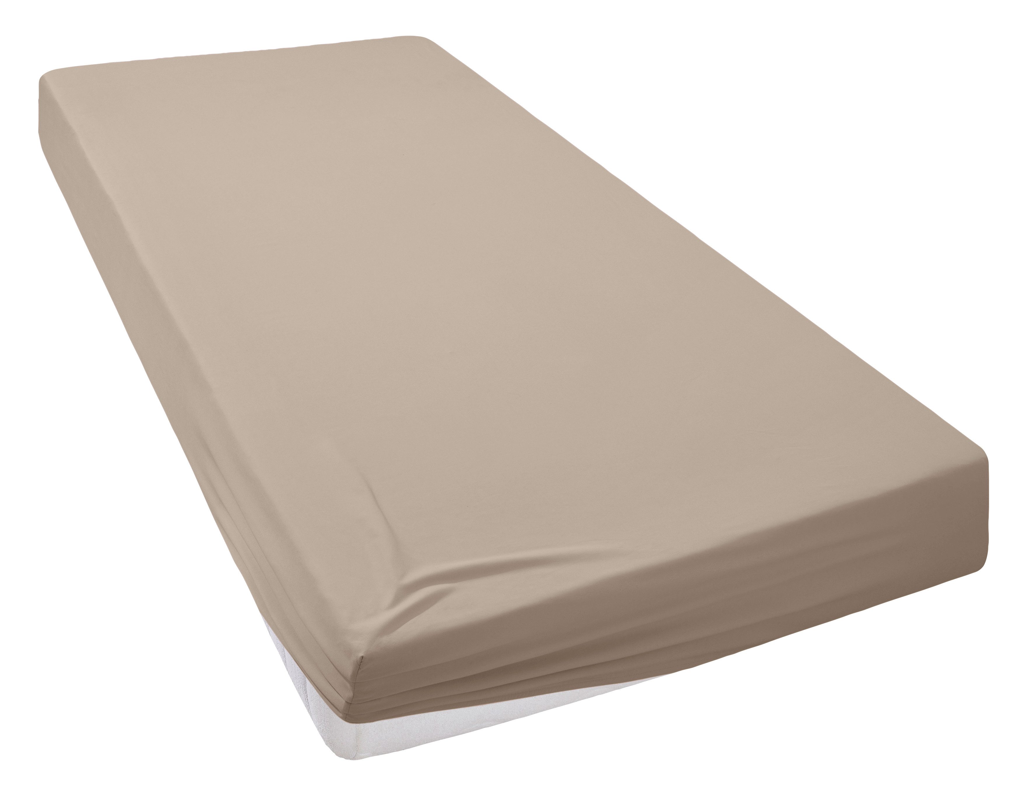 OTTO home Spannbettlaken Desner, Microfaser, Gummizug: rundum, (1 Stück), Mikrofaser, für Matratzen bis 20cm Höhe, 100% Polyester, Bettlaken