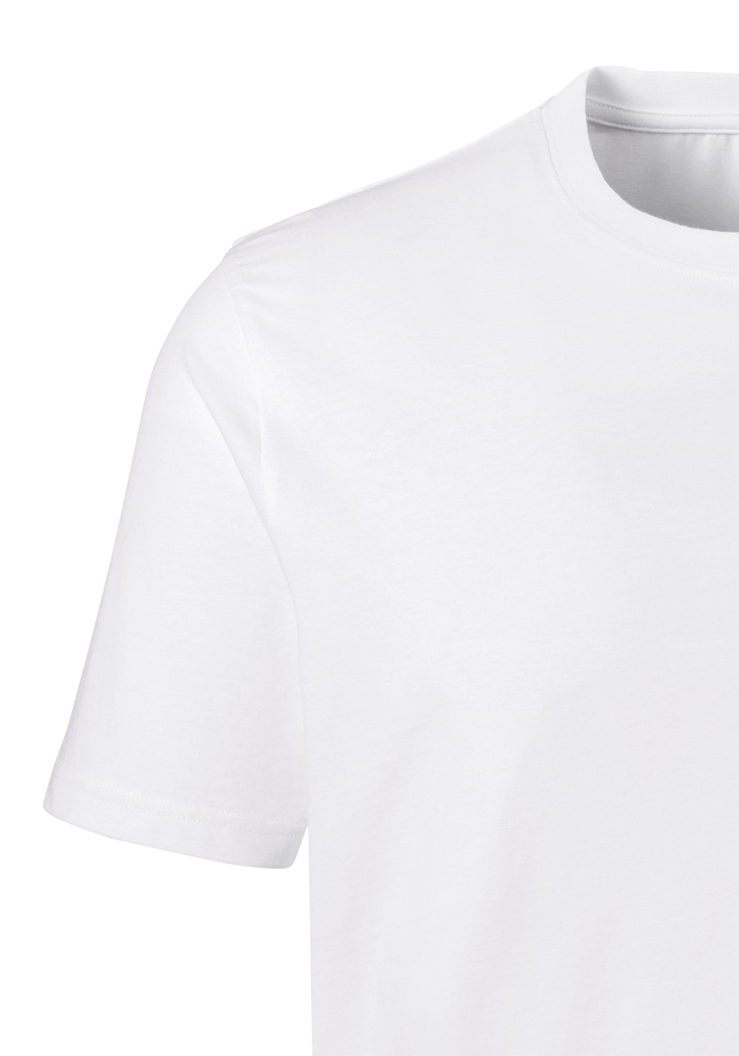 H.I.S Kurzarmshirt als (3er-Pack) Unterziehshirt perfekt weiß