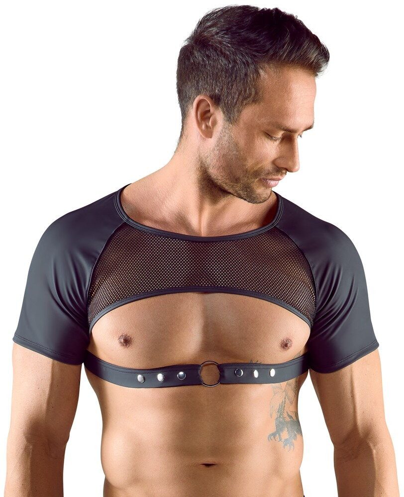 Svenjoyment Kurzarmshirt Brust- und bauchfreies Shirt günstig online kaufen
