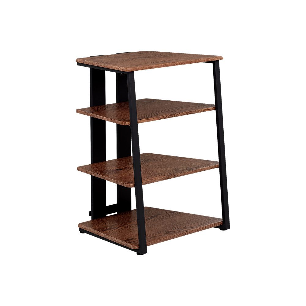 Vicco Bücherregal Tonar, Eiche rustikal/Schwarz, 61 x 78 cm 4 offene Ablage günstig online kaufen