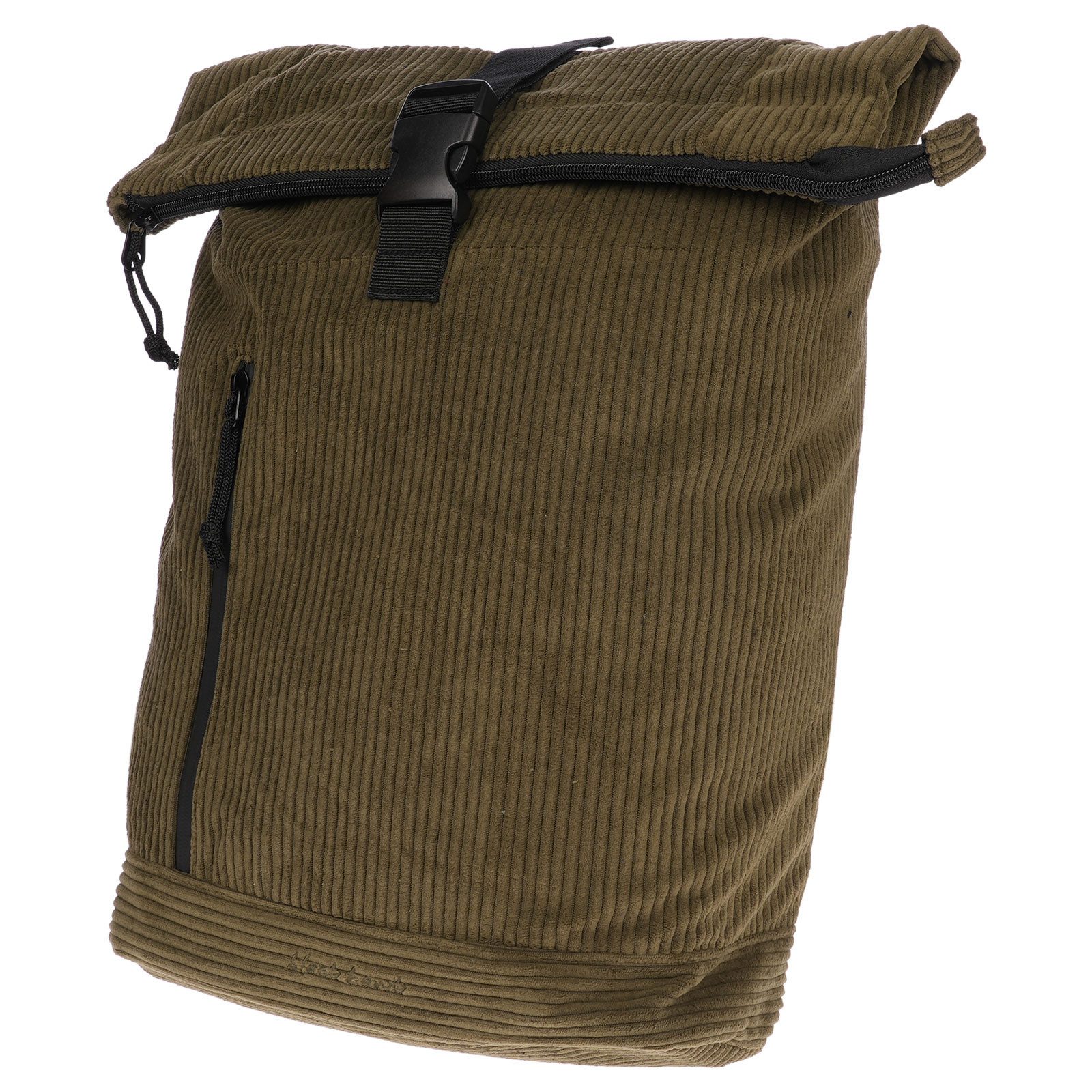 Christian Wippermann Cityrucksack Großer moderner Damen Rollup Rucksack CordTasche (einzeln, 1-tlg), Fahrradrucksack Kurier Rollup Bag