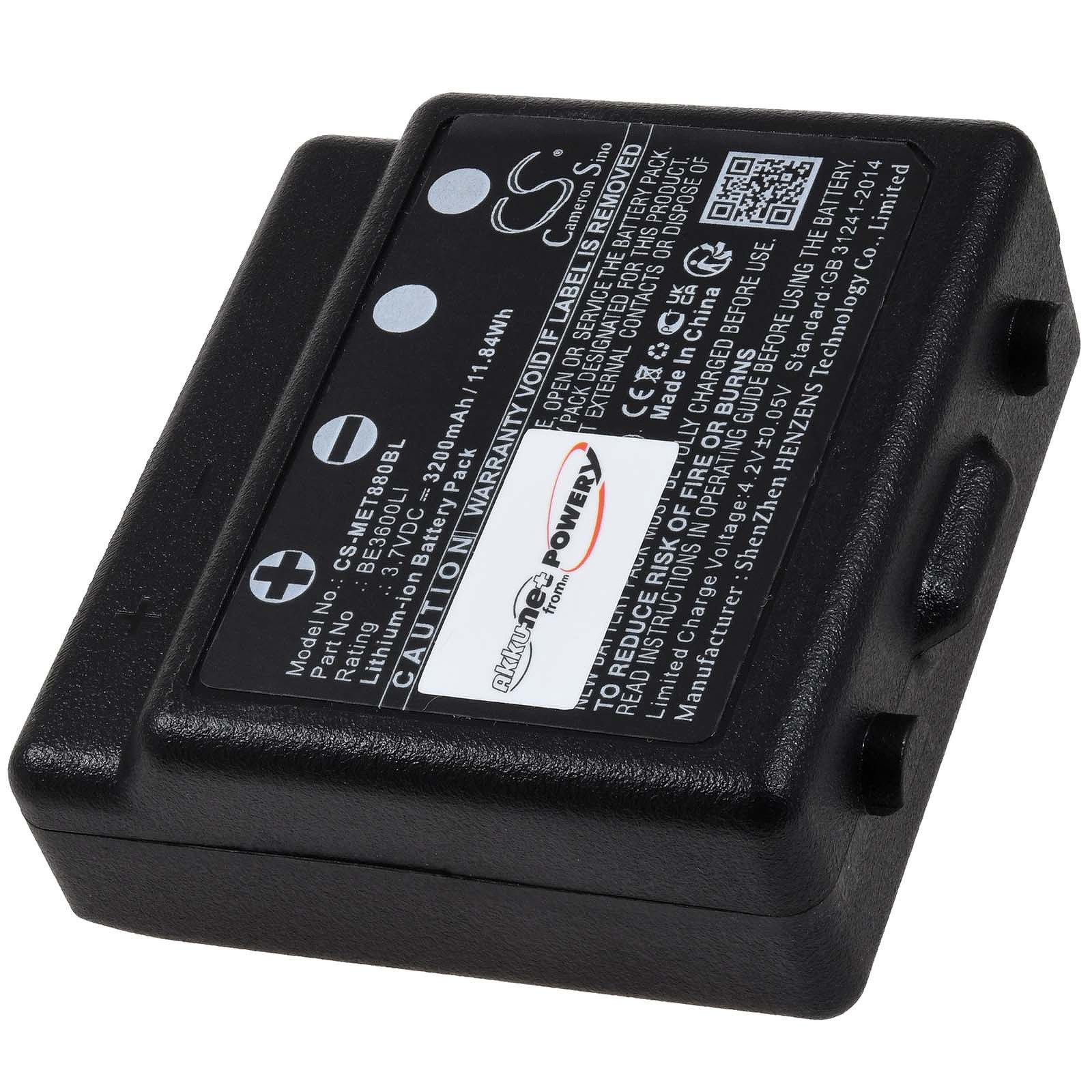 Powery Akku für IMET Typ AS106 Akku 3200 mAh (3.7 V)