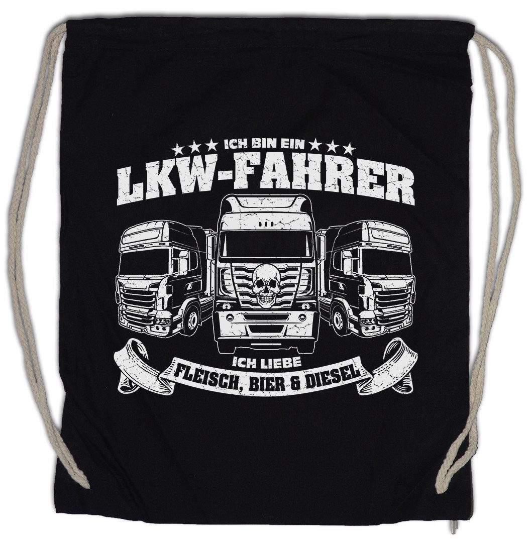 Turnbeutel Ich Bin Ein LKW-Fahrer Turnbeutel Driver Beruf Logistik Truck Brummi