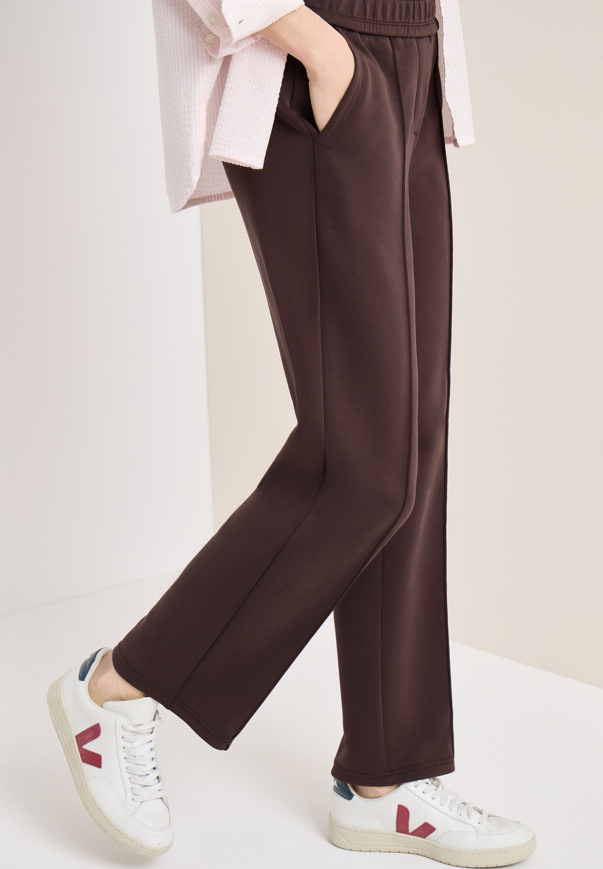 CECIL Stoffhose Style Neele Silk Touch Hose mit Gummizug und Viskose günstig online kaufen
