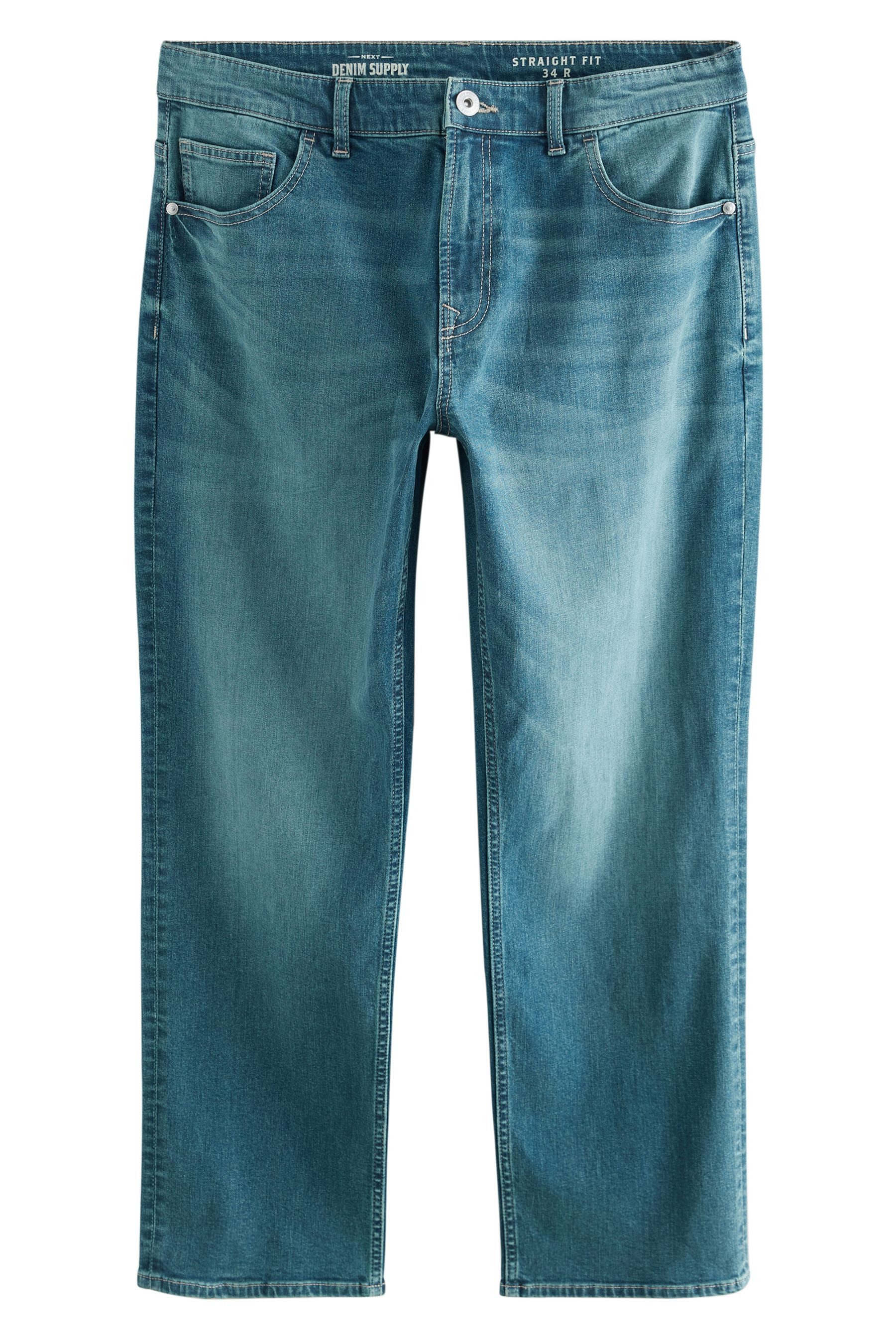 Next Straight-Jeans Klassische Straight Fit Stretch-Jeans günstig online kaufen