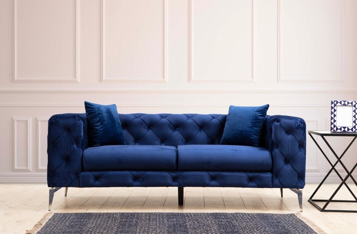 Blau Luxusbetten24 Sofa