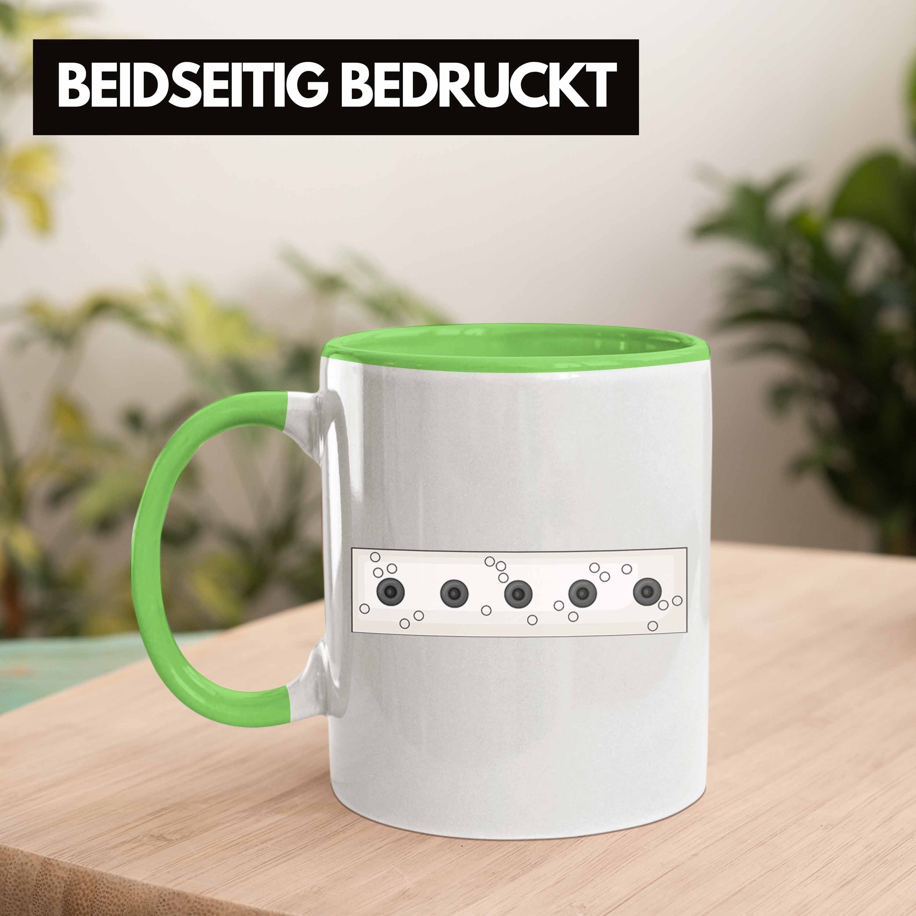 für Biathlon Biathlon-Fans Tasse Grafik Tasse Geschenk Grün Trendation